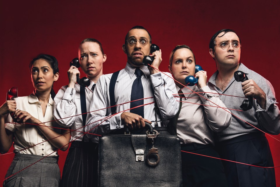 Belly laughs are a part of the fun of this bizarre musical romp through history