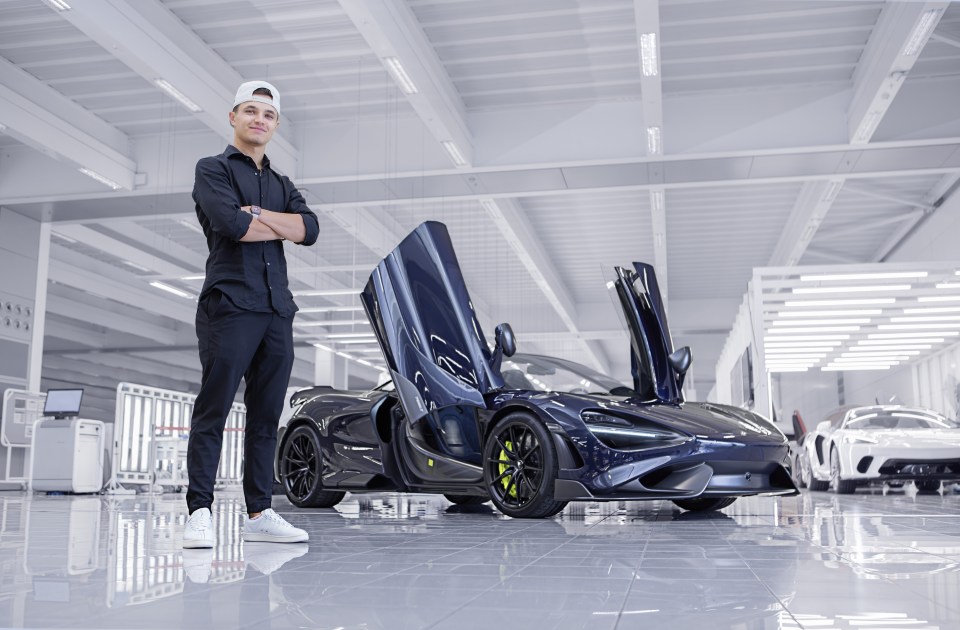He also has a McLaren 765LT Spider worth £313,000