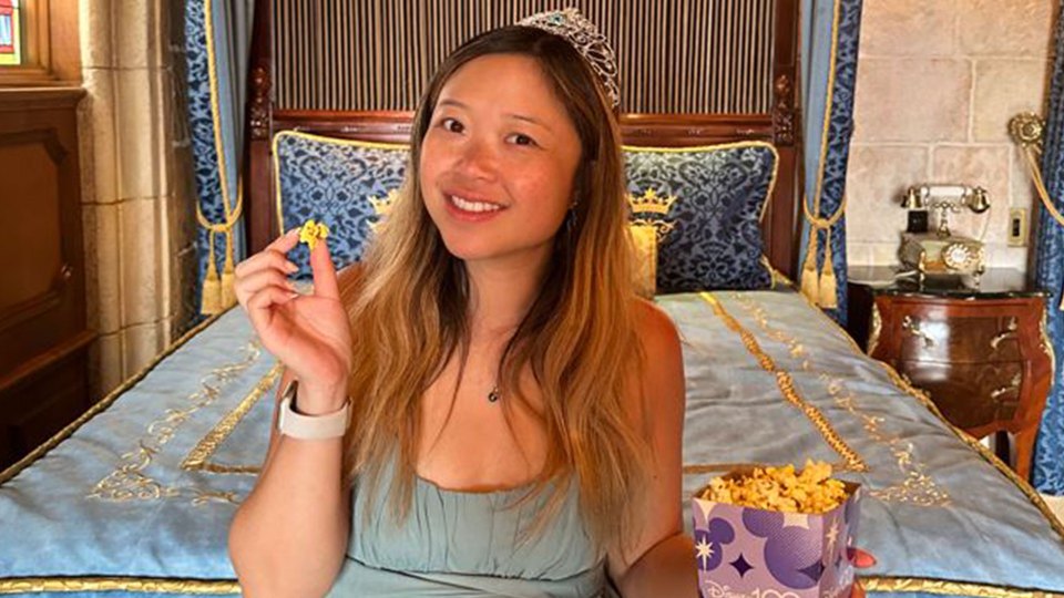Kathryn won a stay in the Cinderella Suite at Walt Disney World