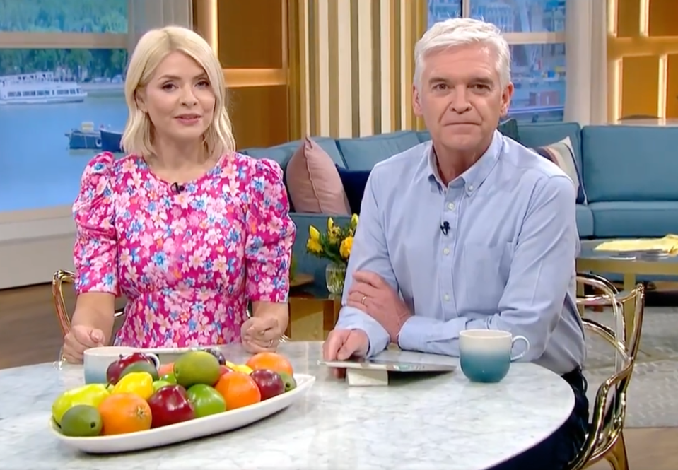 Phillip and Holly didn't acknowledge their fall out on air