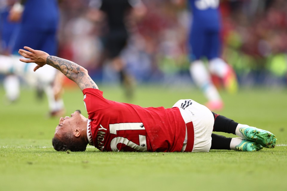 Antony was left in clear distress and is now a doubt for the FA Cup Final