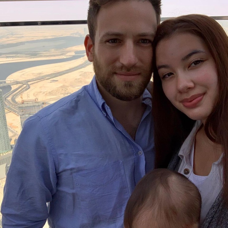 Babis, pictured with Caroline, is getting his parents to take the stand in his defence