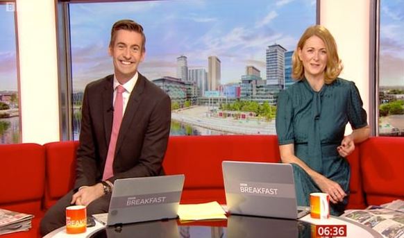 Ben Thompson and Rachel Burden took a swipe at Mae Muller's Eurovision performance