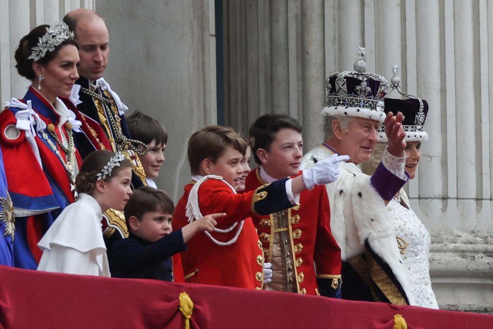 Prince George, Princess Charlotte and Prince Louis also stepped out