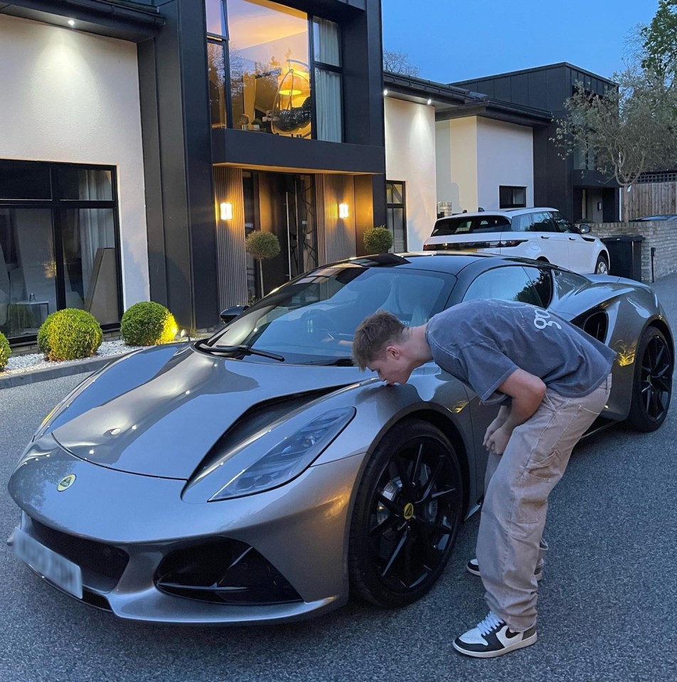 The singer splashed out on a luxury Lotus Emira