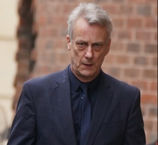 Stephen Tompkinson arriving at Newcastle Crown Court