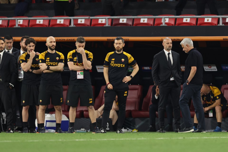 Mourinho couldn't follow up last season's Conference League win with another continental title