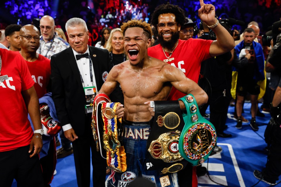 Devin Haney defeated Vasiliy Lomachenko at the weekend