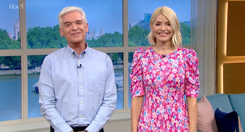 Holly Willoughby and Phillip Schofield on This Morning