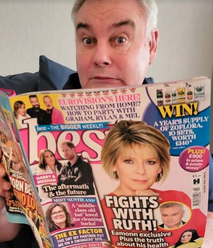 Eamonn shared this snap on social media - but it was his caption that got fans talking