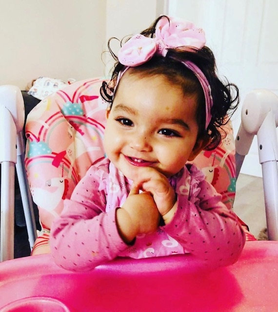 Little one-year-old Elaina Rose Aziz was left in the bath of the family home in Top Knot Close in Nuneaton on the evening of August 6, 2020
