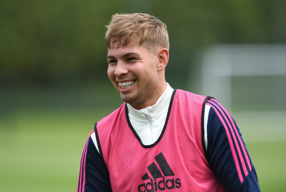 Smith Rowe features in the leaked video, despite being linked with a move away from Arsenal