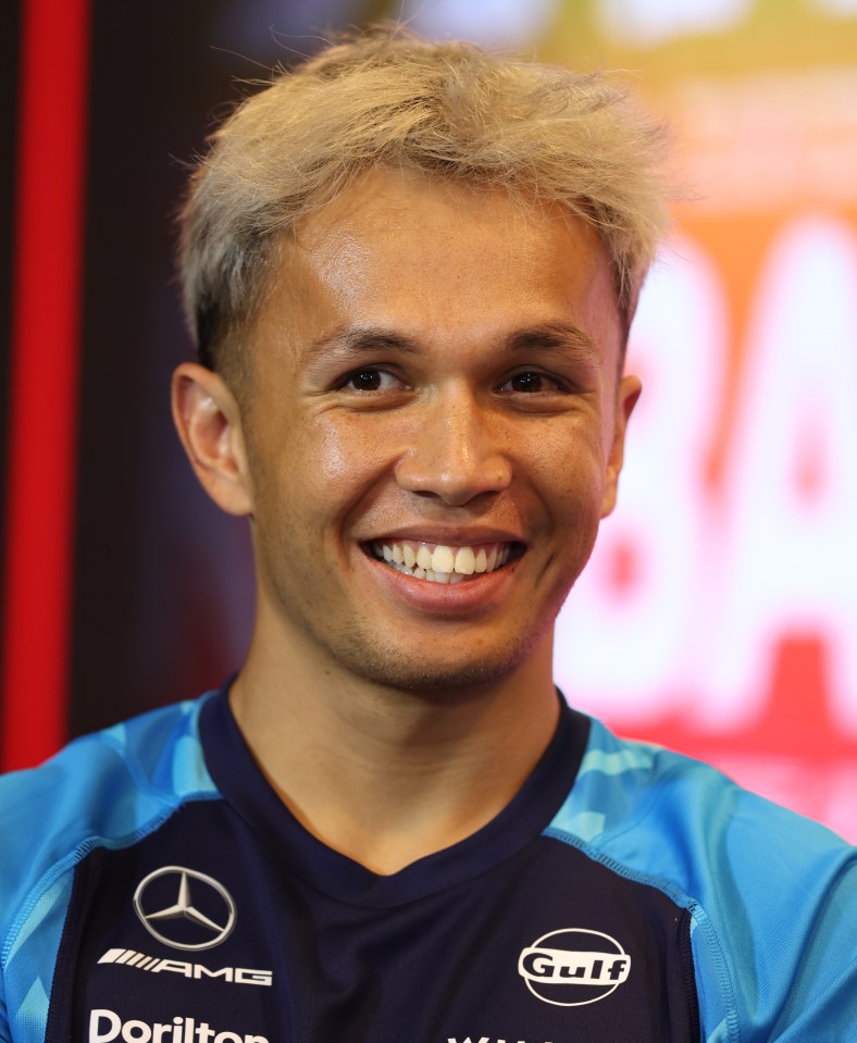 Alex Albon managed to get his phone back