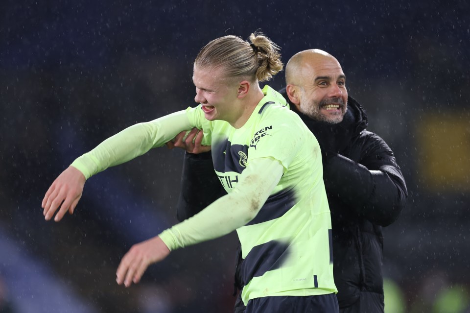 Manchester City are aiming to win a historic treble