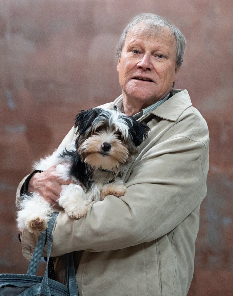 Fans have theorised he could be allergic to his dog Freddie