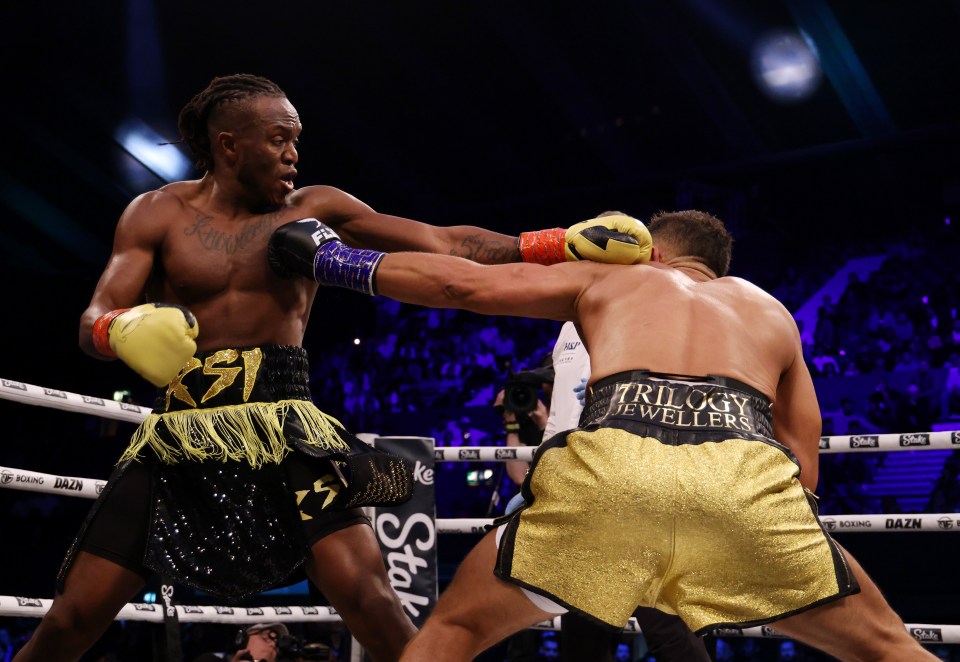 KSI was the sharper man from the get-go and had Fournier on the back foot