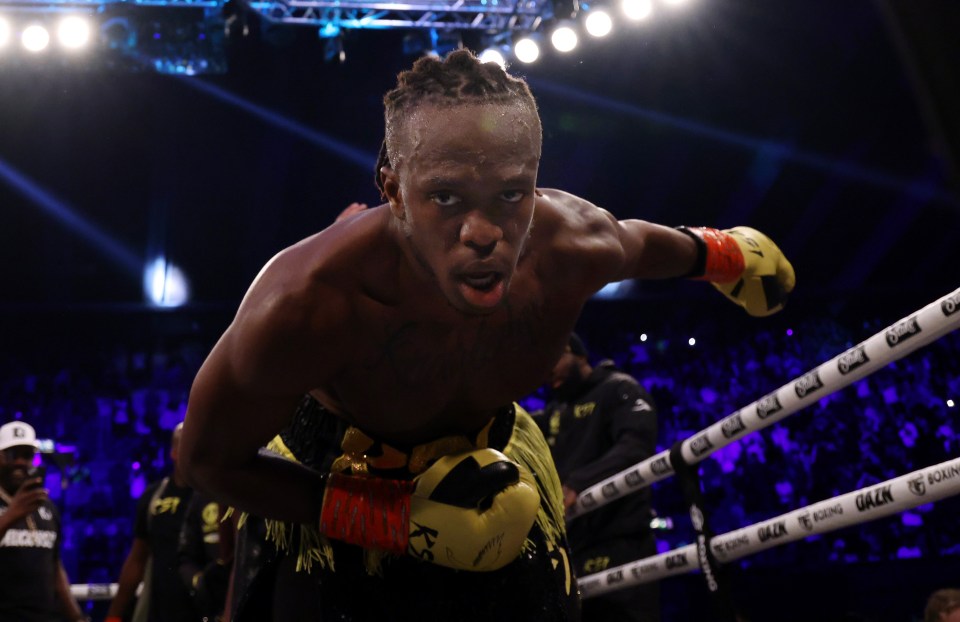 KSI broke into dance to celebrate his latest victory