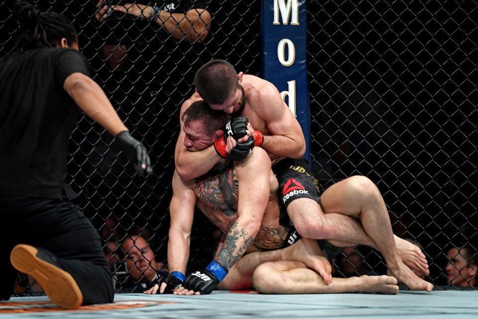 The Notorious suffered a fourth-round submission defeat to the retired Russian