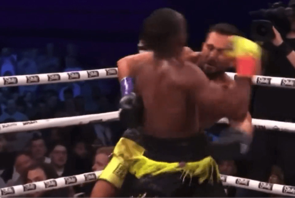 KSI swung a right hand at Joe Fournier