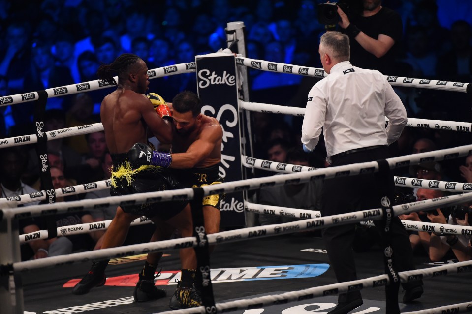 KSI secured a controversial win over Joe Fournier at Wembley Arena on Saturday