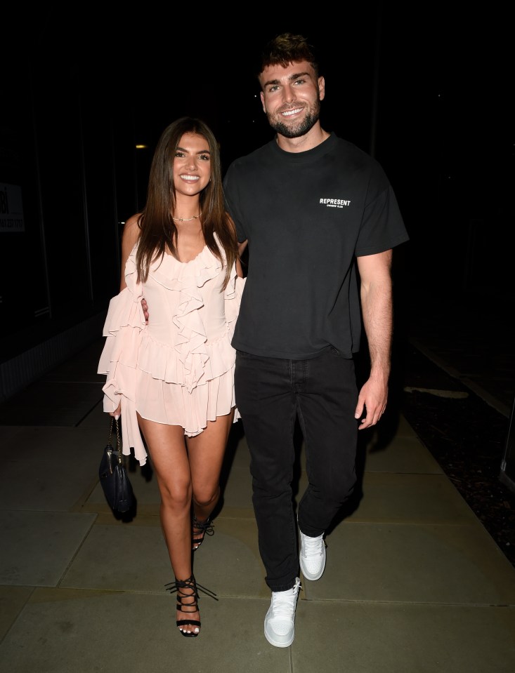 The pair were loved-up after the villa - but they didn't last as a couple