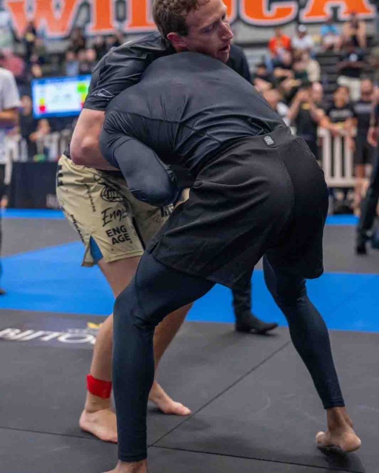 The Facebook boss won both gold and silver medals and in Gi and No-Gi contests