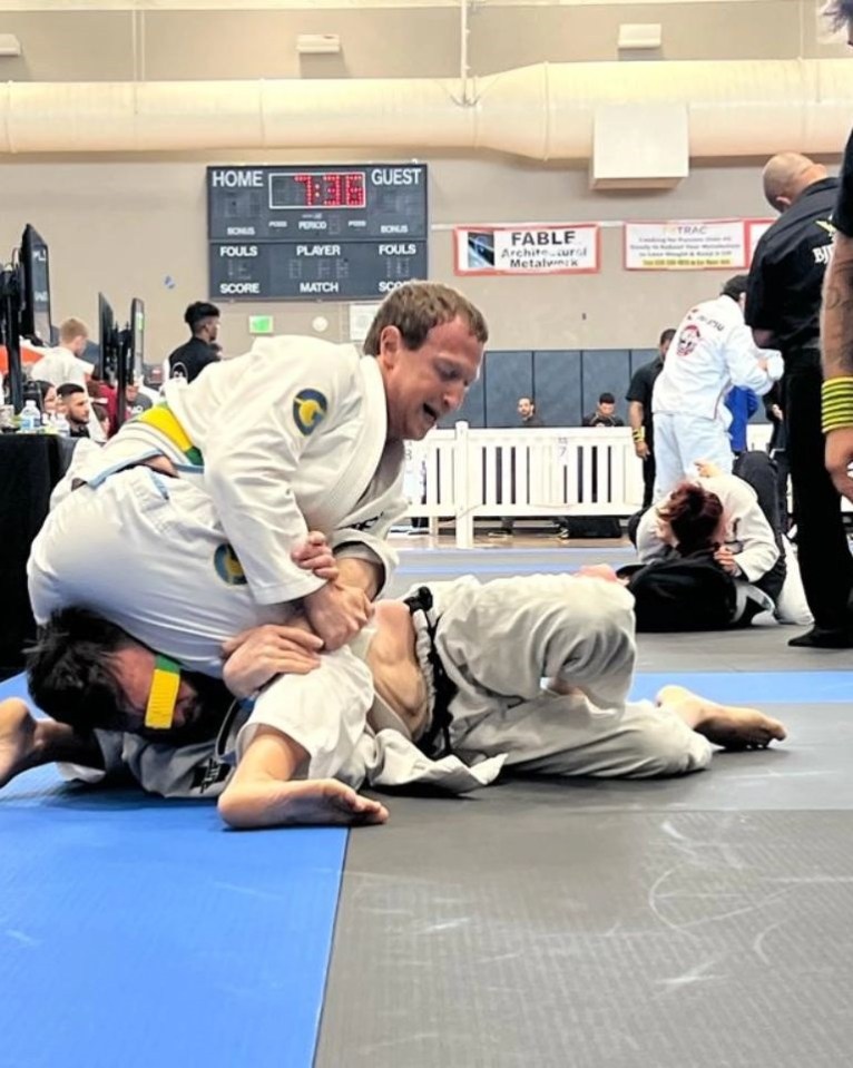 Mark Zuckerberg is a huge MMA fan and has trained with UFC fighters in the past