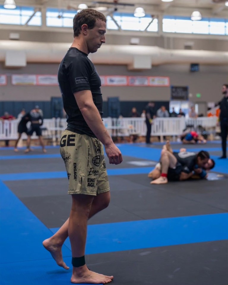 Mark Zuckerberg put his training to the test by entering a jiu jitsu tournament