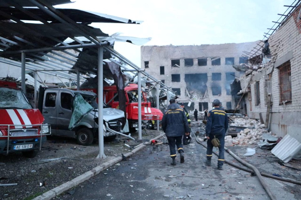 Shelling in the city of Dnipro overnight