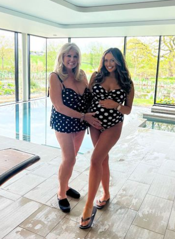 Charlotte Dawson revealed her growing baby bump in stunning snaps with her mum Tracy