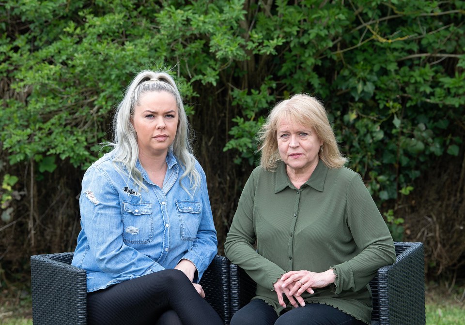 Sophie's sister Aimee, pictured with her bereaved mum Sandra, reveals: 'She’d been struggling with her confidence and thought this would give it back to her'