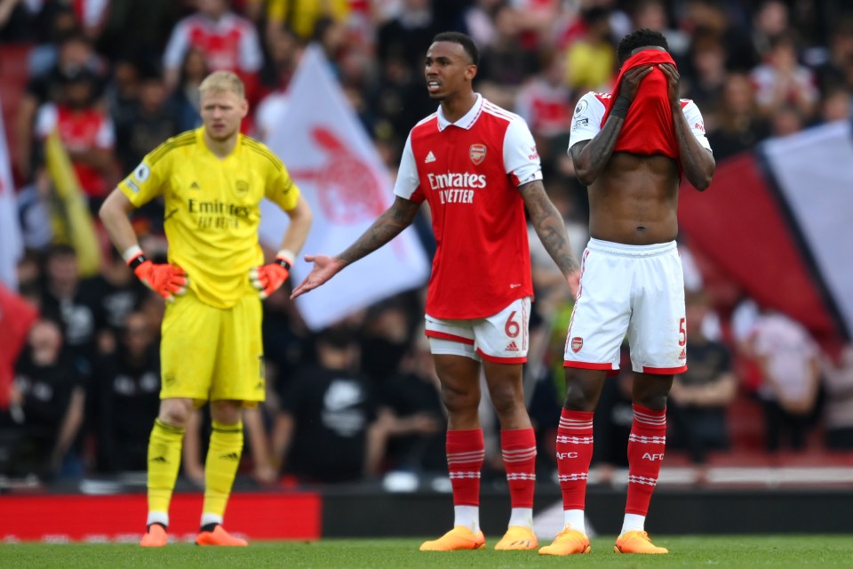 Arsenal were beaten 3-0 at home by Brighton on Sunday