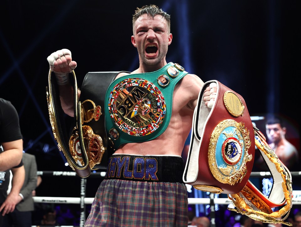 Josh Taylor is the only Brit to feature in the list