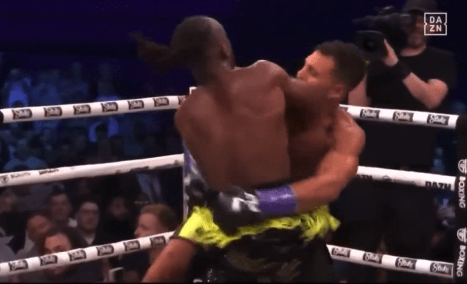But replays showed he floored Fournier with a nasty elbow