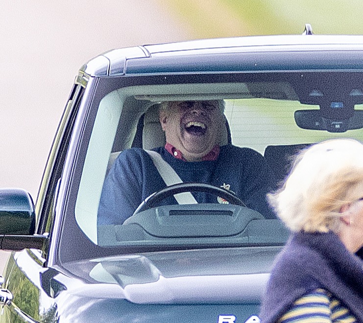 Andrew appeared in high spirits before he went riding at 10am