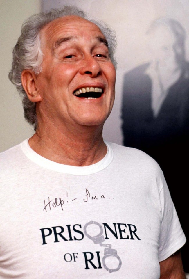 Ronnie posing for a photograph in Rio in 1992