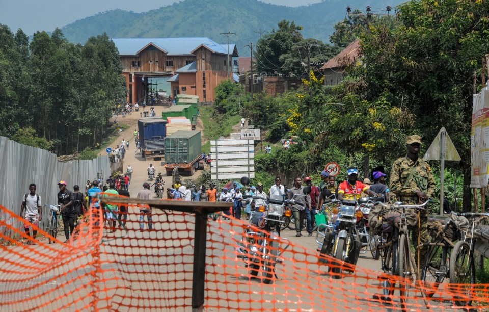 It happened in Mpondwe, near the border crossing with the Democratic Republic of Congo