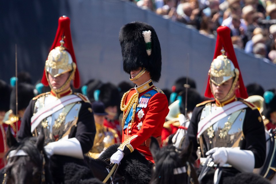 The Colonel’s Review is the final rehearsal for the Household Division before the Trooping the Colour military ceremony that marks the King’s Birthday on 17 June