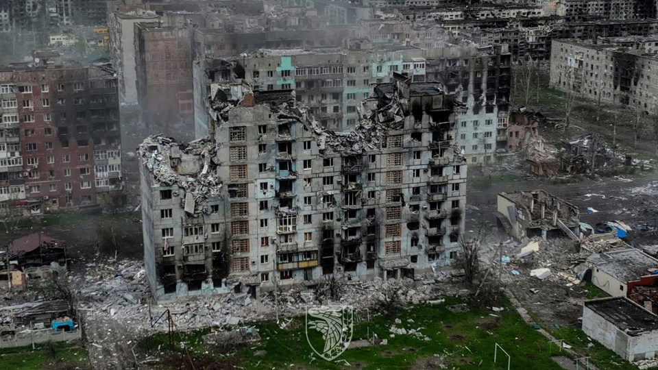 A battered and besieged Bakhmut has been reduced to rubble and ruin after nine months of fierce fighting