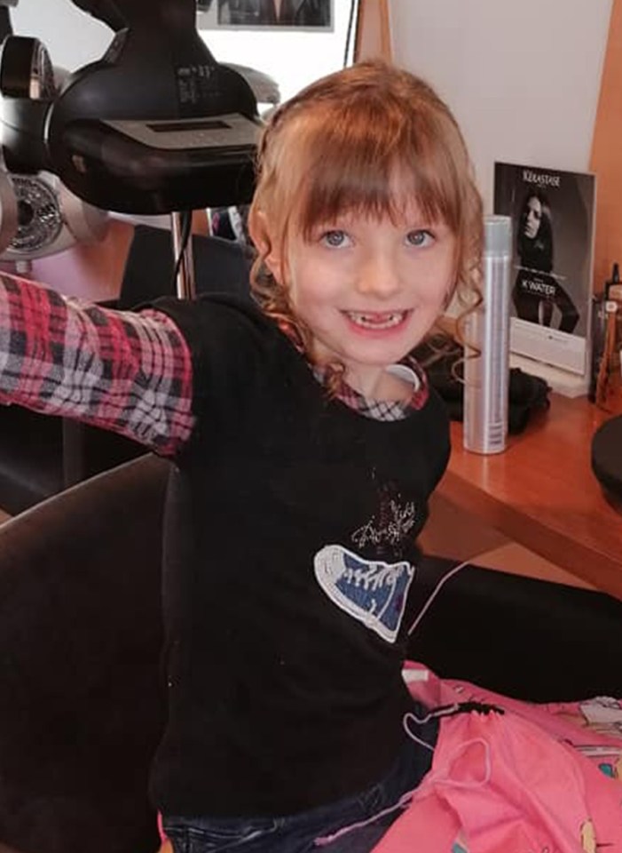 Solaine, 11, was gunned down as she played with her sister