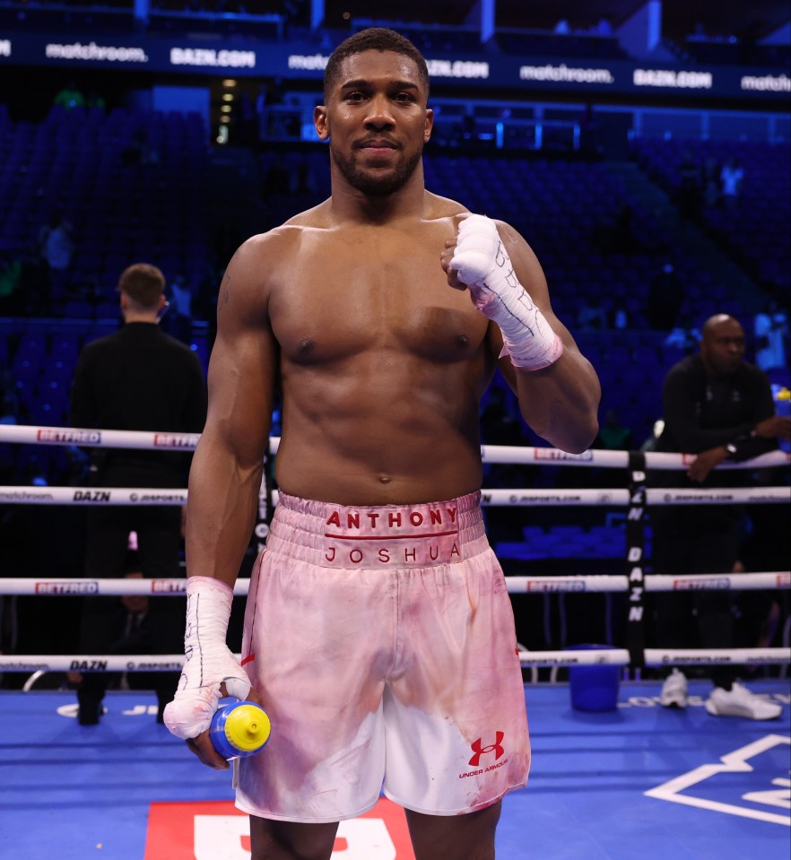 Anthony Joshua is in talks to fight Dillian Whyte and Deontay Wilder