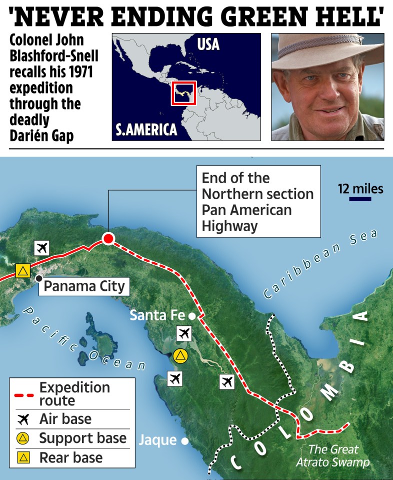 The perilous route took 100 days to traverse