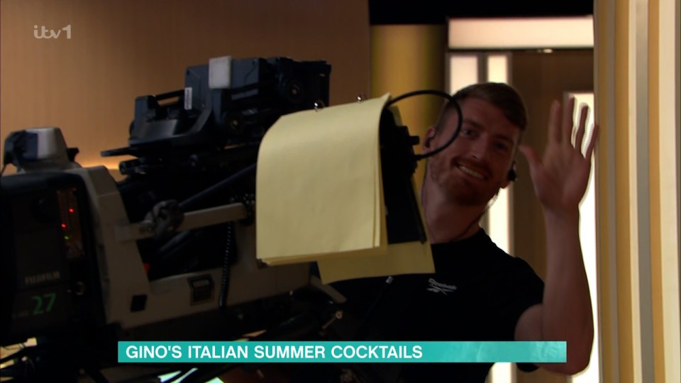 Steve the cameraman gave a wave