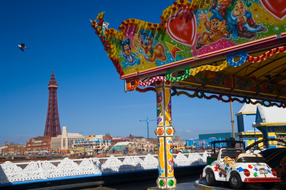 Blackpool Pleasure Beach has rides for thrill-seekers and for younger kids