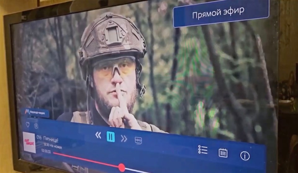 Residents of Crimea had their usual TV broadcast interrupted with a message from Ukrainian Ministry of Defense saying: 'Plans like silence. There will be no announcement of the start [of counter-offensive]