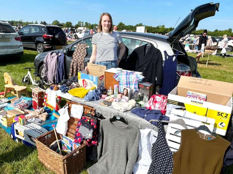 Rosie Taylor followed the experts' advice and set her stall up like a pro