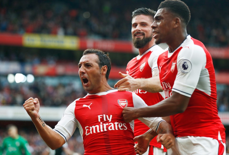 Cazorla won two FA Cups during his time at Arsenal