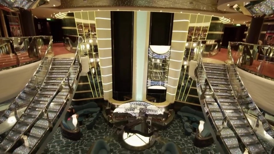 No expense appears to be spared inside the floating palace