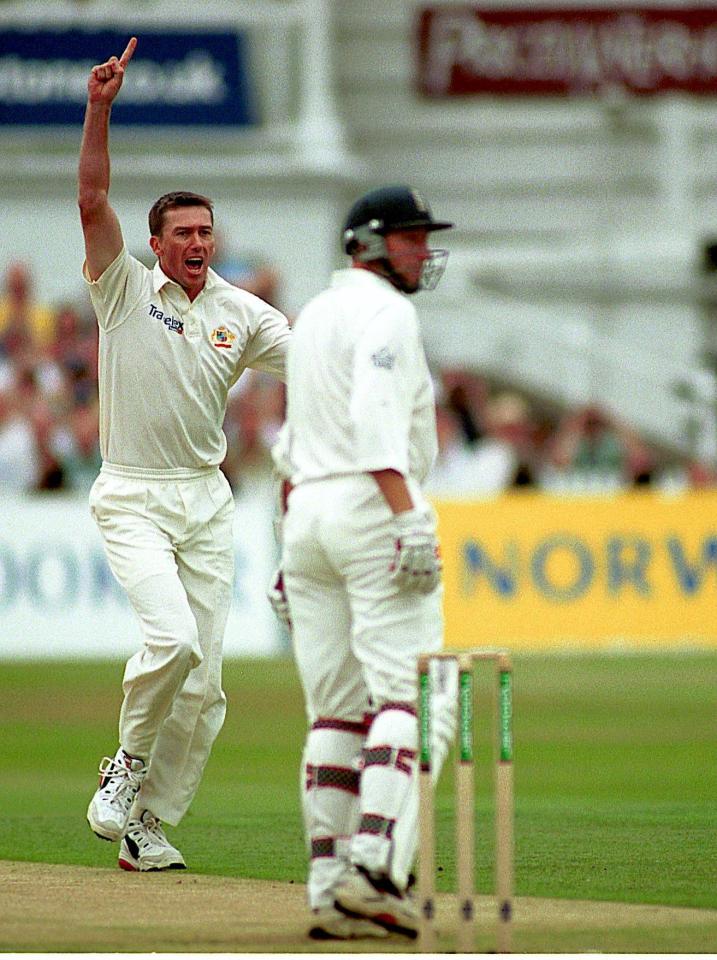 Glenn McGrath and Michael Atherton were involved in some fierce sledging over the years