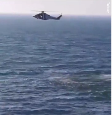 Both the mother and child were saved from the water but were later pronounced dead in hospital